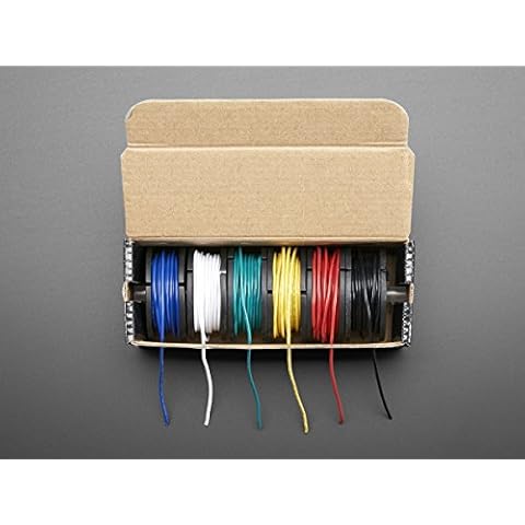 Adafruit Accessories Hook-up Wire Spool Set 22AWG [Solid Core] Cover
