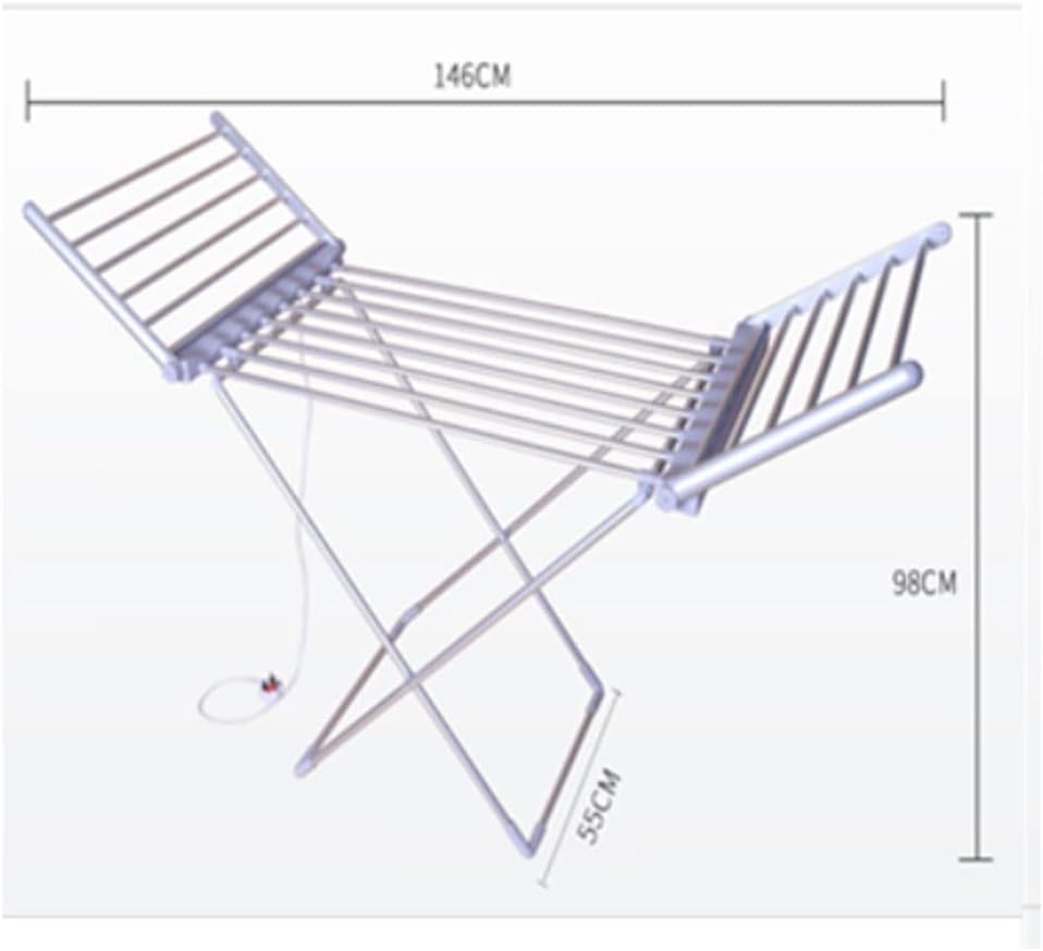 Heated Clothes Dryer Clothing Drying Stand Home Quiet Folding Dryer Dryer Portable Clothes Drying Rack Heated Clothes Airer Drying