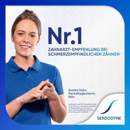 Sensodyne MultiCare Original Zahncreme, 75ml, tägliche Zahnpasta mit Fluorid, bei schmerzempfindlichen Zähne – Ansicht 5