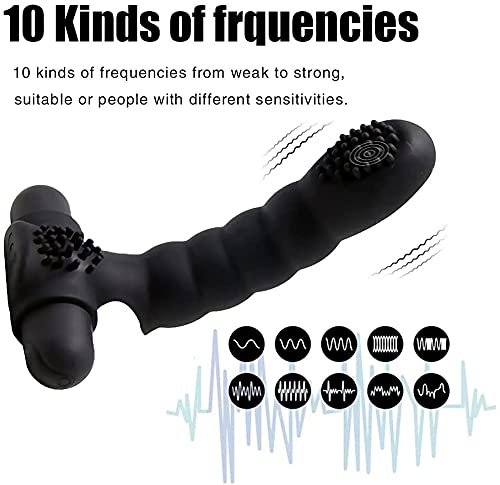 Brinquedos masculinos e femininos 12 Modos Vibrar An-us Massager Cordless,Dual Motor Vibrante Recarr