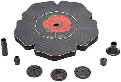 Miniatura 2 de Fuente solar no necesita batería, fuentes solares de baño para pájaros, fuente solar para baño de pájaros, al aire libre, estanque, pecera y