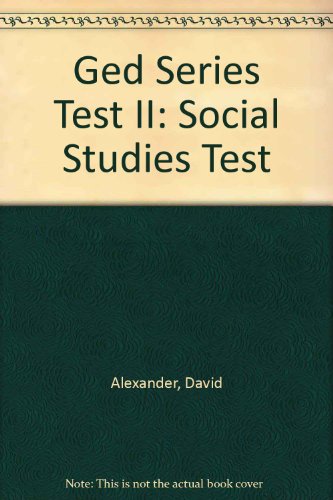 Ged Series Test II: Social Studies Test 0809270323 Book Cover