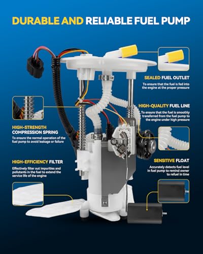 Image of PHILTOP Electric Fuel Pump Assembly FG0861 Fit for Ford Explorer