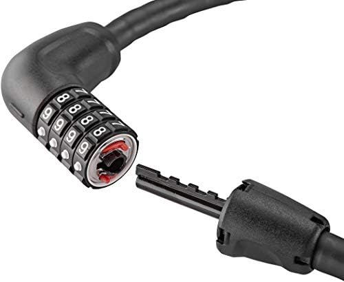 ABUS AB13780 kłódka rowerowa, czarna, jeden rozmiar