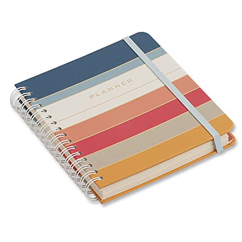 Planner Permanente Wire-o Orla Semanal Notas A5 Arpoador Listras, Cicero, Colorido, Grande