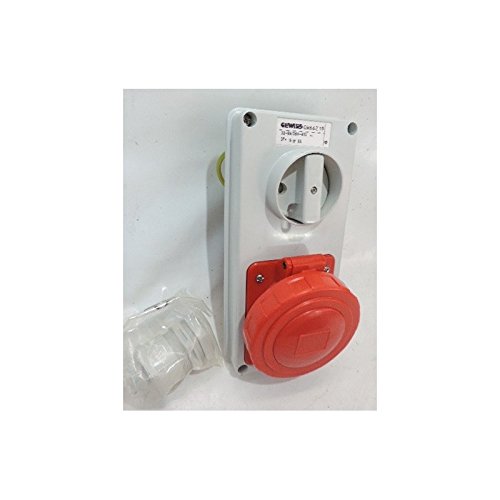 Presa interbloccata vert.3p+t 32a gw66219 gewiss