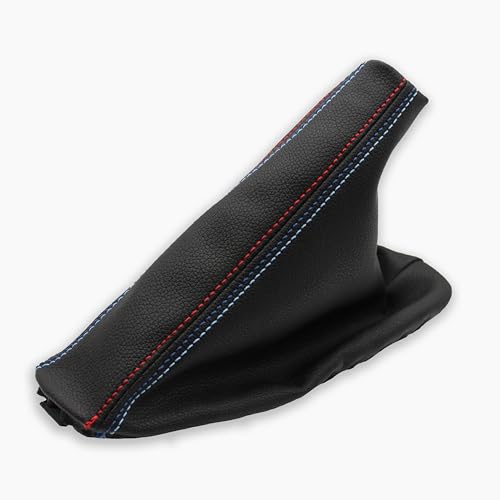 Cargaiter - Schaltsack Schaltmanschette + Handbremsmanschette Kompatibel für BMW E46 (1990-2007) (Tricolor ///) | Auto Zubehör Innenraum