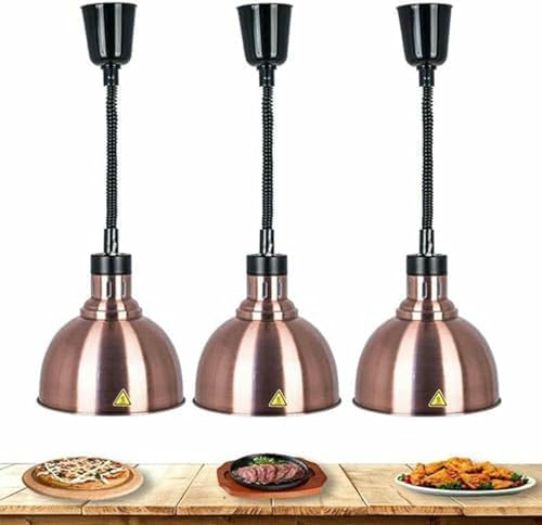 Tuyau de lampe chauffante rétractable pour aliments et buffets traiteurs - 2
