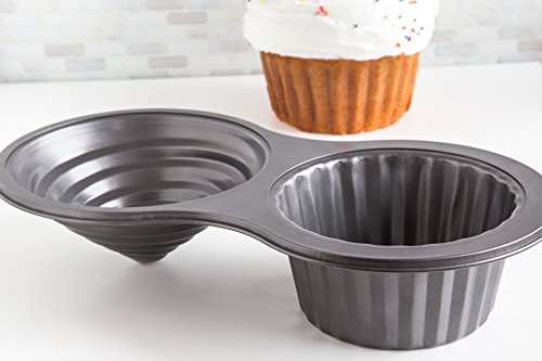 Fox Run Giant Cupcake Pan, Non-Stick Carbon Steel, 8 X 15.5 X 3.25 Inches #TOP7