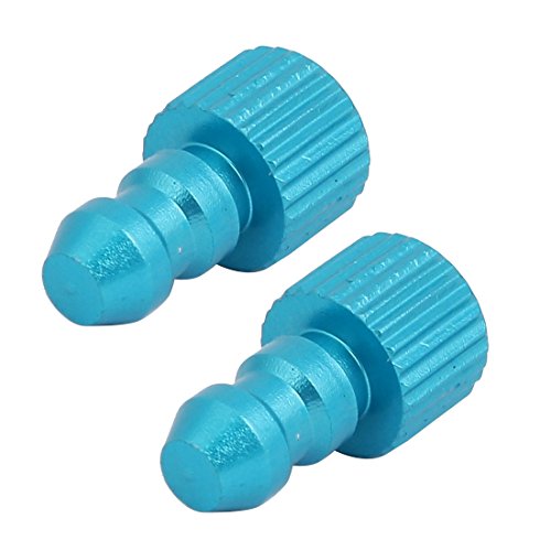 Aexit 2pcs D4.5mmxD7mmxH13mm Electrical equipment Universal Fuel Tank Accessory Blue for RC Model Airplane