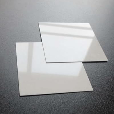1pcs Ultra-Thin Mirror-Polished Aluminum Nitride Ceramic Sheets - Insulating Substrate for Thermal(50.8 * 50.8 * 0.254mm Double Sided Polished)