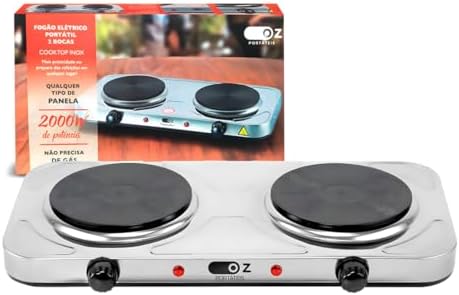 Fogão Elétrico 2 Bocas Cooktop - FE2000_220V