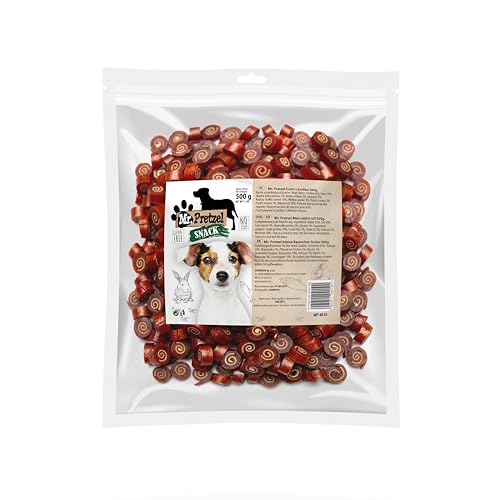 Mr. Pretzel kleine Kaninchen Rollen 500g Snack Hundeleckerli