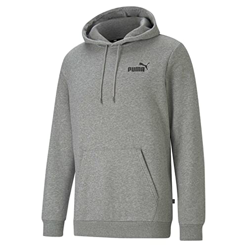 Image of PUMA Mens Essentials No. 1 Logo Hoodie Casual Outerwear Casual - Black