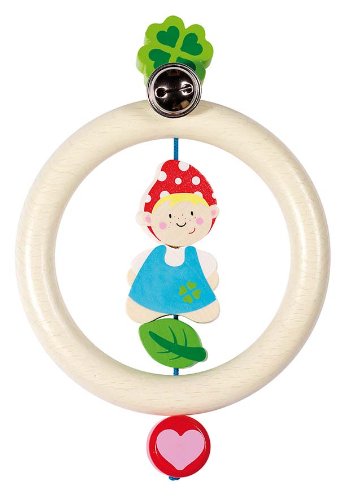 Preisvergleich Produktbild Heimess Holz Ring Rassel (Herr Gnome)