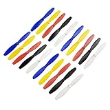 sea jump 20PCS Aperture 0.8mm propellers for Parrot Minidrone Parrot Mambo Parrot Swing Rolling Spider Blades Parts for Airborne Cargo Drone Airborne Night Hydrofoil Aperture 0.8mm,5 Color Mixed