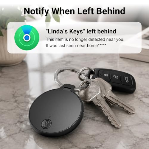 Bluetooth Tracking Tags (iOS Only) 4 Pack, Compatible with Apple Find My - image 5