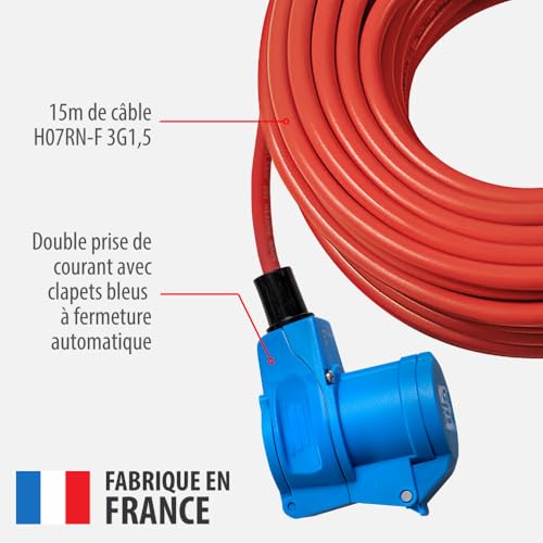 Rallonge électrique de camping pour caravane et solutions outdoor - 2