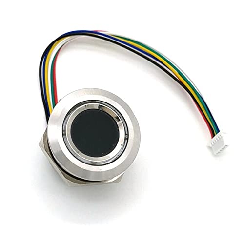 Lysee 3D Printer Parts & Accessories - R503 Circular Round Ring Indicator LED Control DC3.3V MX1.0-6Pin Capacitive Fingerprint Module Sensor Scanner - (Color: 15mm)