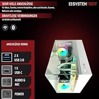 SYSTEMTREFF High-End Gaming PC weiß AMD Ryzen 9 9900X 12x5.6GHz | Nvidia RTX 5070 TI 16GB | 2TB M.2 NVMe | 32GB DDR5 RAM | Windows 11 | Desktop Computer Rechner für Gamer, Zocker & Streamer – Ansicht 4