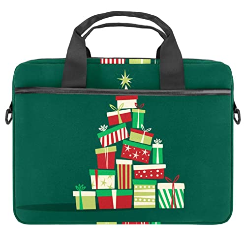 Pochette ordinateur 13-14.5" à bandoulière : cadeau arbre de Noël