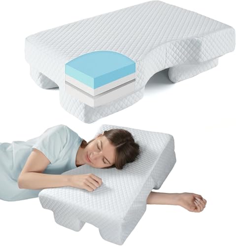 PYURIFAI Side Sleeper Pillow With Arm Hole