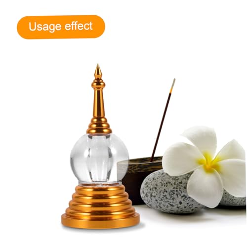 Statue de pagode bouddhiste pour un interieur zen et sur en or