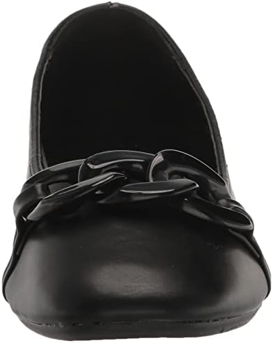 Steve Madden Girls Shoes Girls Chain Ballet Flat, Black, 4 Big Kid | Image 1