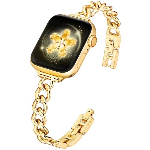 Bracelet fin en métal pour Apple Watch Series 10 9 8 SE en 41mm 40mm 38mm 42mm