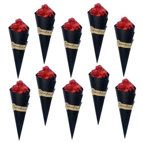 Mini Ramo de Rosas Secas 10 Piezas para Decoración miniatura 1