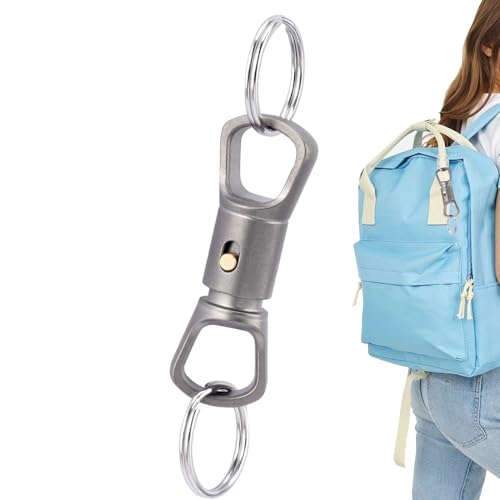 Porte-clés à libération rapide anti-torsion pour détacher vos clés sans effort