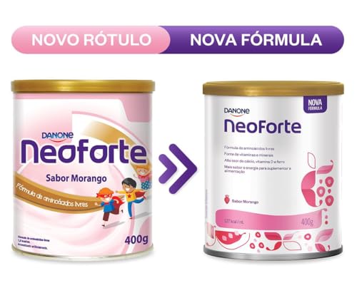 Neoforte Morango, Danone Nutricia, 400 g