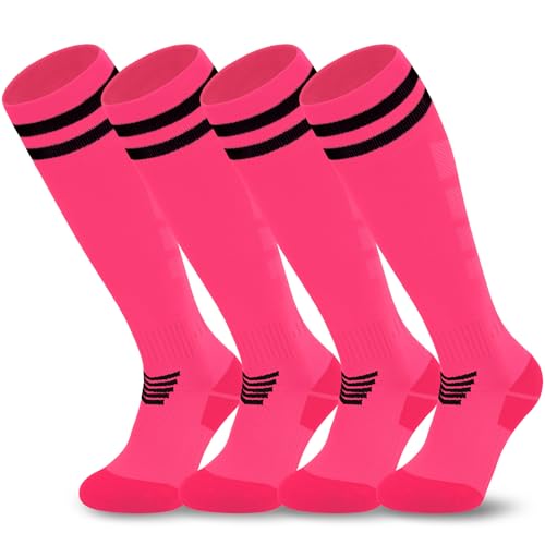 Image of Olreco Kids Soccer Socks Youth Baseball Socks Men Women Softball Sock for Girls Boys Football Sock Men Team Sports Accessory