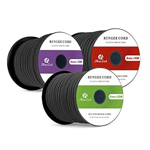 Abma Cord Gummiseil 6mm 10M Schwarz