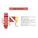 Buoy Dive Flag, Buoy Diver Down Flag Buoy Diving Inflation Buoy Ball & Flag
