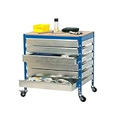 Tiene 1 estantes BANCO DE TRABAJO SIMONWORK CON RUEDAS BT5 BOX6 1500 AZUL/MADERA