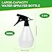 Dukrouk Professional Reptile Spray Bottle with Ergonomic Design,Reptile Mister Bottle,No Clog No Leak,Easy to Grip with Adjustable Nozzle,500ml(17oz)
