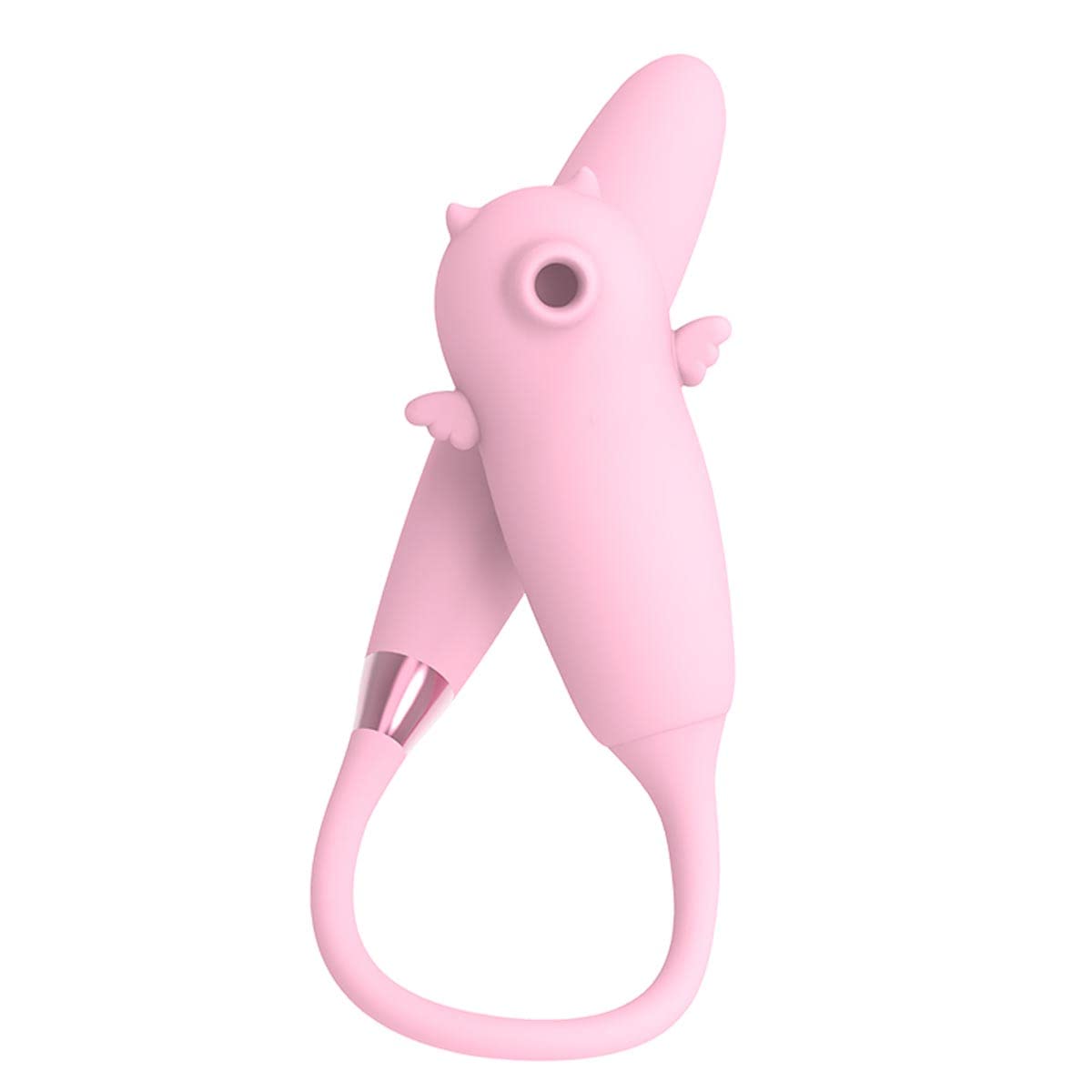 Vibratori Giocattoli per Donna, Vibratore Sessuale Spinta Capezzolo Stimolatore Clitorideo Giocattoli, Riscaldamento Intelligente 9 Frequenza Succhiamento e 6 Velocità Modalità Pink