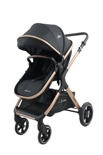 Carrinho Travel System Kansas Gold Preto