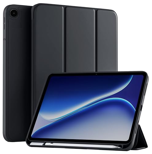Image of TGK Flip Cover for OnePlus Pad Go 2 12.1 inch Smart Tablet Case Trifold Stand with Pencil Holder (Black)
