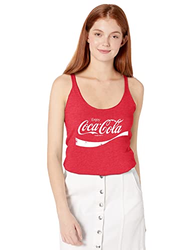 Débardeur dos nageur Coca-Cola pour femme, top d'été vintage noir