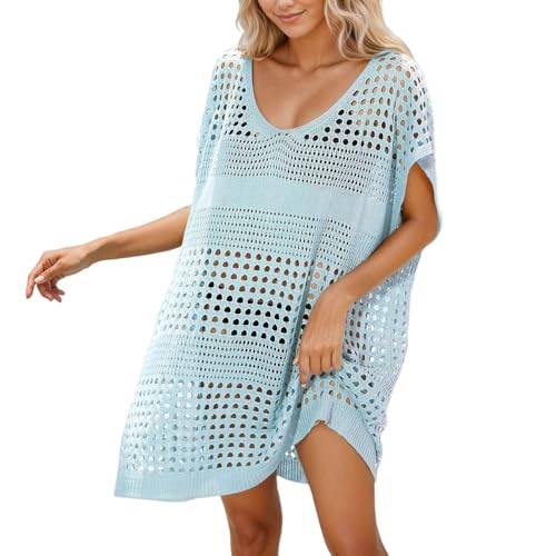 Tunique élégante de plage pour maillot de bain avec lacets en crochet d'été
