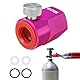 bechoanigel CO2 Quick Adapter, Sodawasser Adapter Quick Connect, Schnelladapter für CO2 Soda Kompatibel Mit Duo/Terra/Art/Crystal 3.0, CO2 Adapter für Trapezgewinde