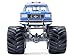 1990 F 350 Monster Truck NYPD (New York Police Department) Blue with White Top Kings of Crunch - Hot Pursuit Special Edition 1/64 Diecast Model Car by Greenlight 49170E