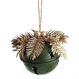 Touche festive exquise : ajoutez une touche d'élégance à vos décorations de vacances avec ce grelot en métal magnifiquement conçu qui crée l'ambiance festive parfaite.