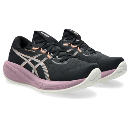 Image of ASICS Women's Gel-Cumulus 28 Running Shoes, 7, Black /Taro Purple