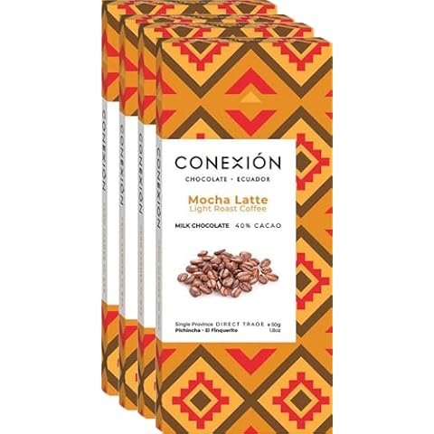 Conexion Milk Chocolate Bar - Mocha Latte - 40% Cacao - 4 Pack Cover