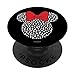 Disney Minnie Mouse White Stars 4th of July PopSockets Supporto e Impugnatura per Smartphone e Tablet