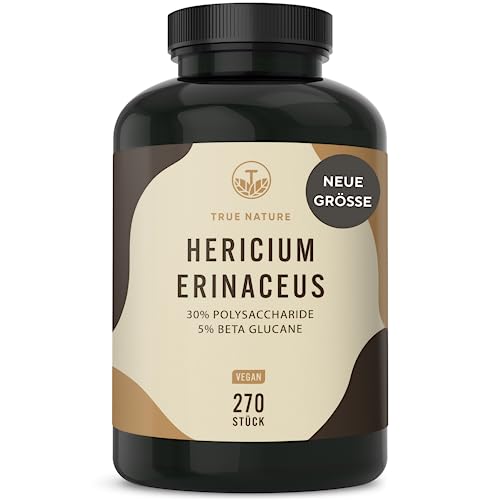 Hericium True Nature Lions Mane Kapseln 270 Stück