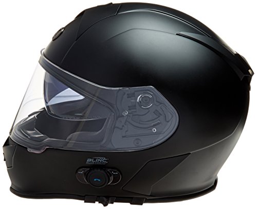Torc T14 Blinc/Mini Full Face Helmet (Flat Black, Large) #TOP6